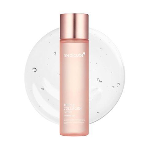 Зволожувальний тонік для обличчя Medicabe Triple Collagen Toner, 140 мл. Тонер. Терміни 10.2027 фото