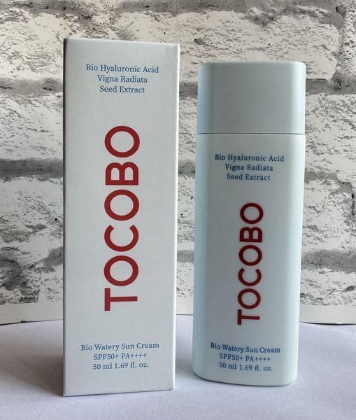 TOCOBO &mdash; Bio Watery Sun Cream &mdash; SPF50 PA++++ &mdash; Сонцезахисний зволожувальний крем-молочко для обличчя &mdash; 50ml Терміни 05.2027 фото