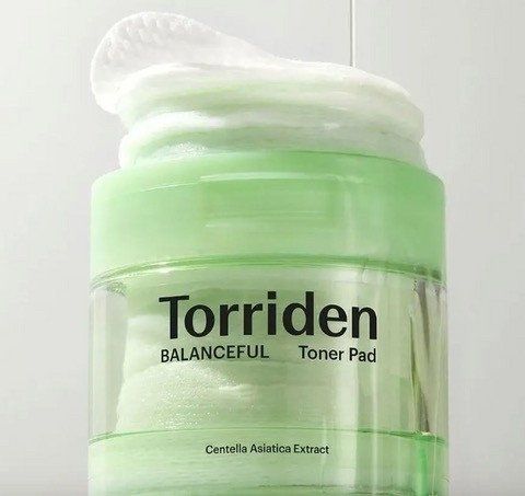 Тонізувальні тонер пади для обличчя Torriden Balanced Cica Toner Pad 60 шт. Педи 2771437623 фото