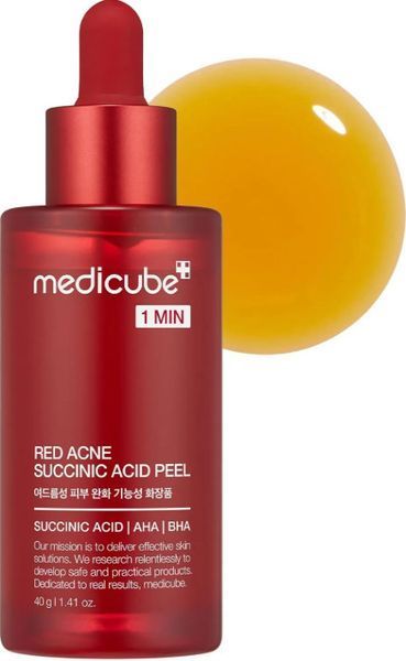 Пілінг-сироватка Medicube Red Acne Succinic Acid Peel 40г термін 05.2028 фото