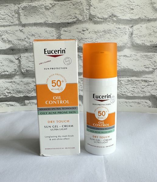 Сонцезахисний ультралегкий крем-гель з матуючим ефектом , Eucerin Oil Control Gel-Cream SPF 50+, 50 мл Термін 02.2028 фото