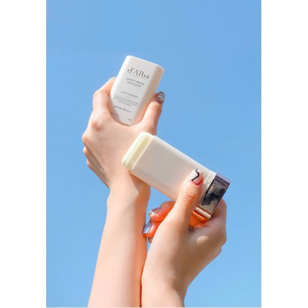 Мінеральний сонцезахисний стік із високим рівнем захисту D'Alba Air Fit Fresh Sun Stick SPF 50+ 19g 3033396737 фото