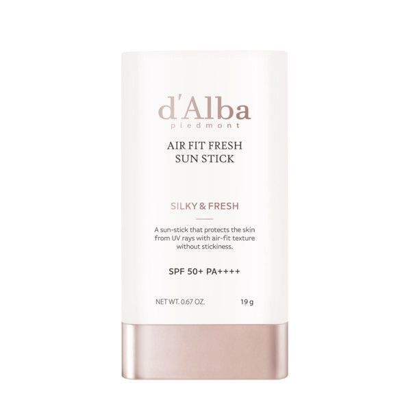 Мінеральний сонцезахисний стік із високим рівнем захисту D'Alba Air Fit Fresh Sun Stick SPF 50+ 19g 3033396737 фото