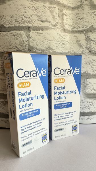 Зволожувальний крем лосьйон для обличчя CeraVe AM SPF 30, 89 мл 2864670280 фото