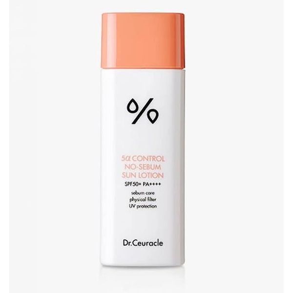 Себорегулювальний сонцезахисний лосьйон 5-альфа контроль SPF 50+ Dr.Ceuracle CONTROL NO-SEBUM SUN LOTION new 3033427525 фото