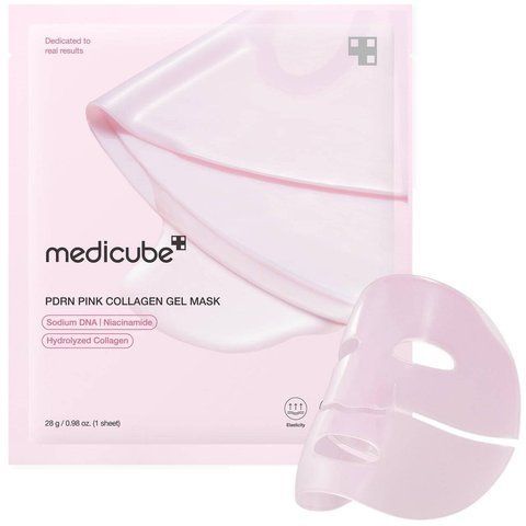 Гідрогелева маска з PDRN і колагеном Medicabe PDRN Pink Collagen Gel Mask 28 g Термін 03.2028 фото