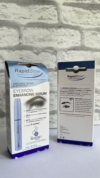 Сироватка для догляду за бровами Rapid Lash, 3 мл. RapidLash 2679510414 фото