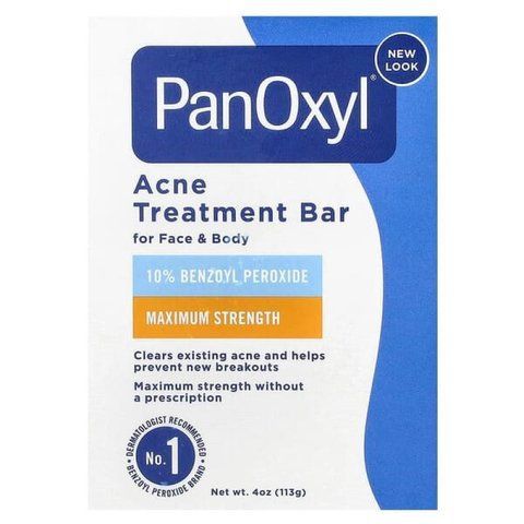 Мило для обличчя та тіла проти акне PanOxyl Acne Treatment Bar with 113 г Терміни 05.2028 фото
