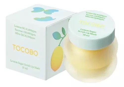 Лимонний скраб-маска для губ Tocobo Lemon Sugar Scrub Lip Mask 20g. Терміни 01.2027 фото