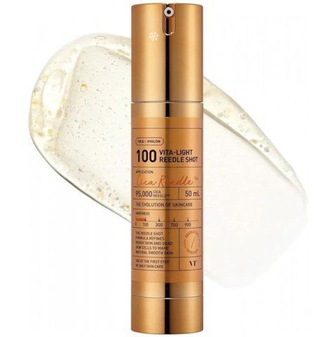 Сироватка-бустер для обличчя VT Cosmetics Vita-light Shot 100 з мікроіглами та вітаміном C 50 мл 2894547708 фото