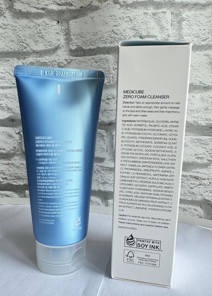 MEDICUBE Пінка для вмивання обличчя Zero Foam Cleanser 120 g Термін 03.2027 фото