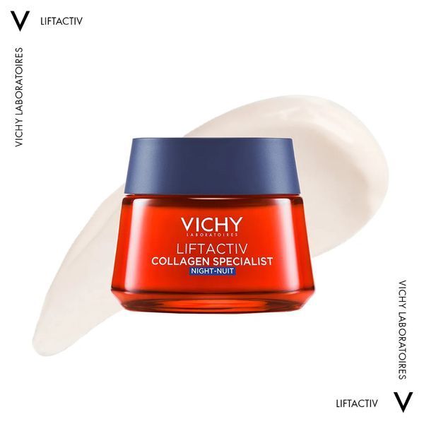 Нічний крем для обличчя Vichy Liftactiv Collagen Specialist, 50 мл Терміни 06.2028 фото