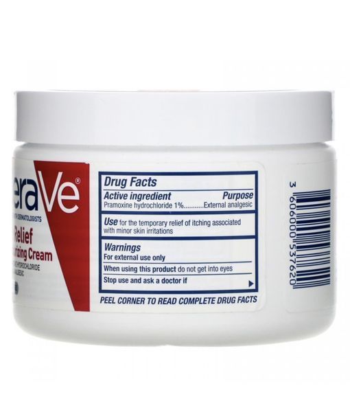 Зволожувальний крем Itch Relief Moisturizing Cream, CeraVe 340 г 2898684641 фото
