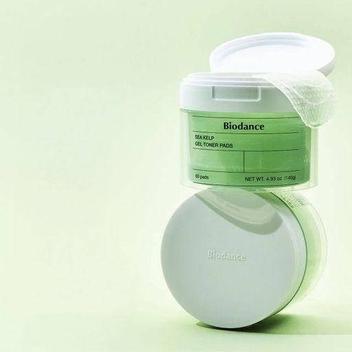 Тонер-пади для обличчя Biodance Sea Kelp Gel Toner Pads з водоростями, 60 шт. термін 08.2028 фото
