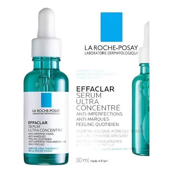 Ультраконцентрована сироватка для обличчя La Roche-Posay Effaclar Serum з ефектом пілінгу, 30 мл Терміни 04.2028 фото